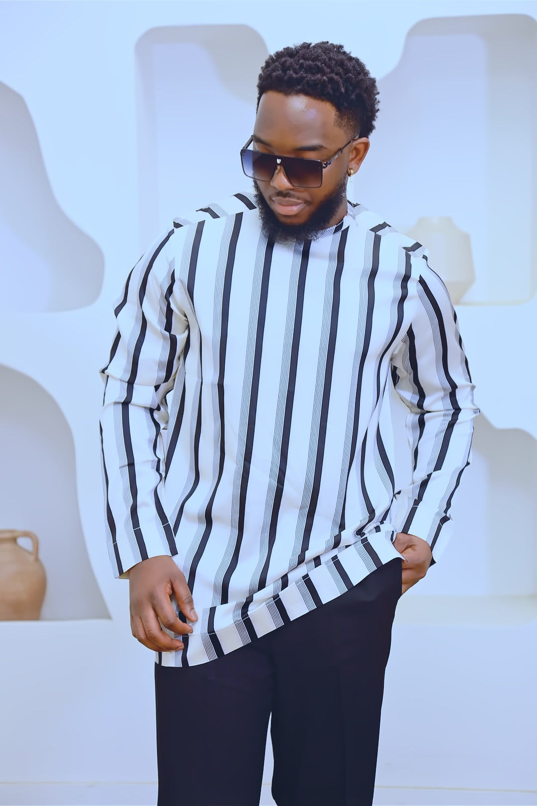 MENS MINIMALIST SHIRT AND PANT SET